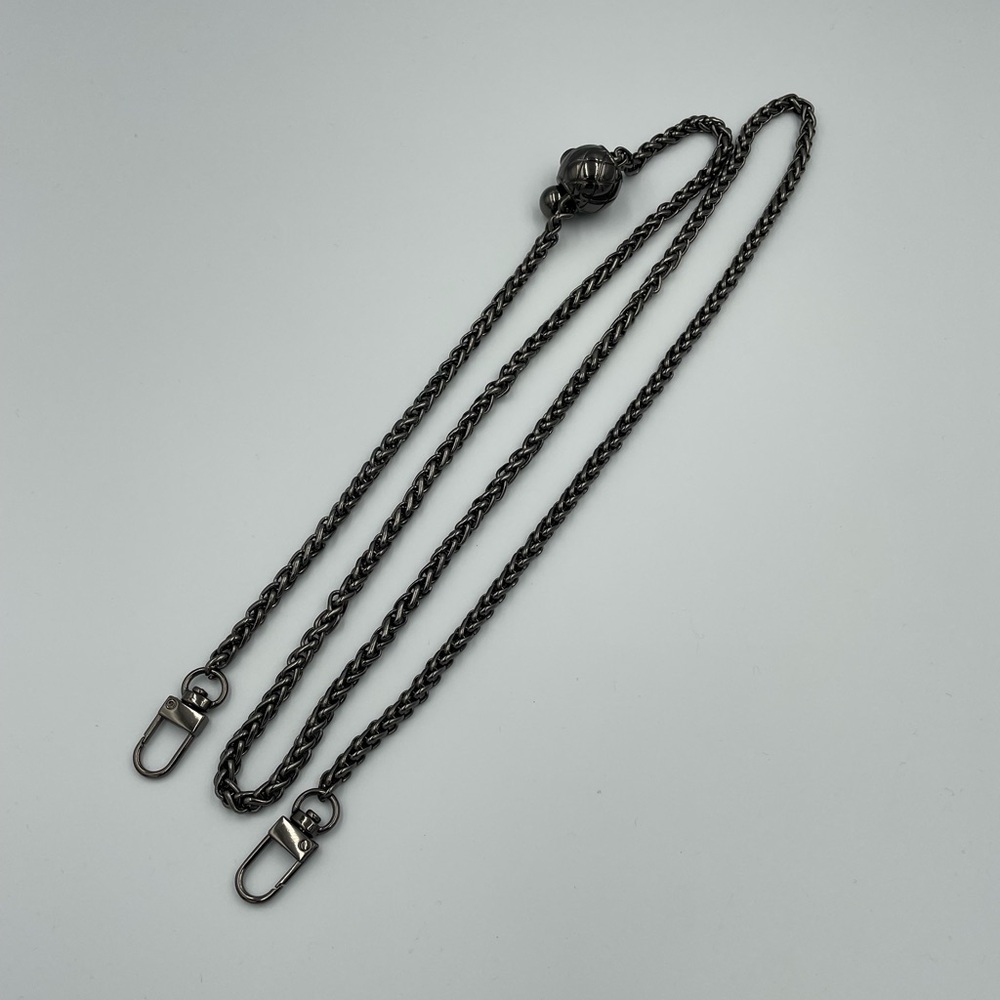 Adjustable unbranded gunmetal chain